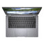 Laptop with a scenic display on a white background