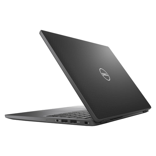 Black Dell laptop on a white background