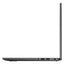 Side view of a laptop on a white background