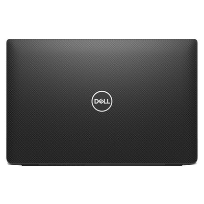 Black Dell laptop on a white background