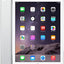 Silver iPad with app icons on the screen