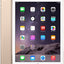 Gold color iPad with app icons on the screen