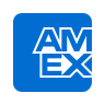 AMEX logo on a white background